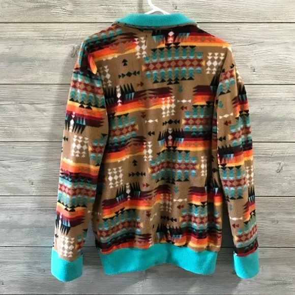 Western Wits Southwestern Patterned Pullover - Picture 4 of 6